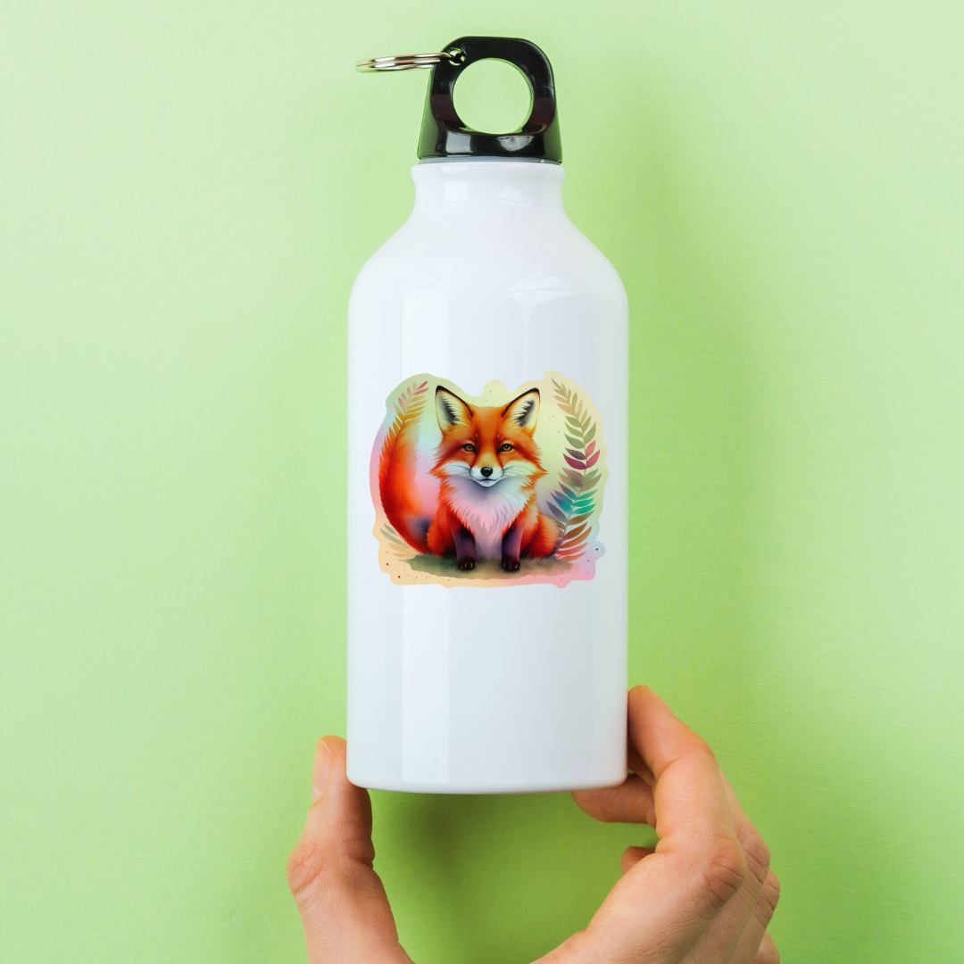 Fox Holographic Vinyl Sticker