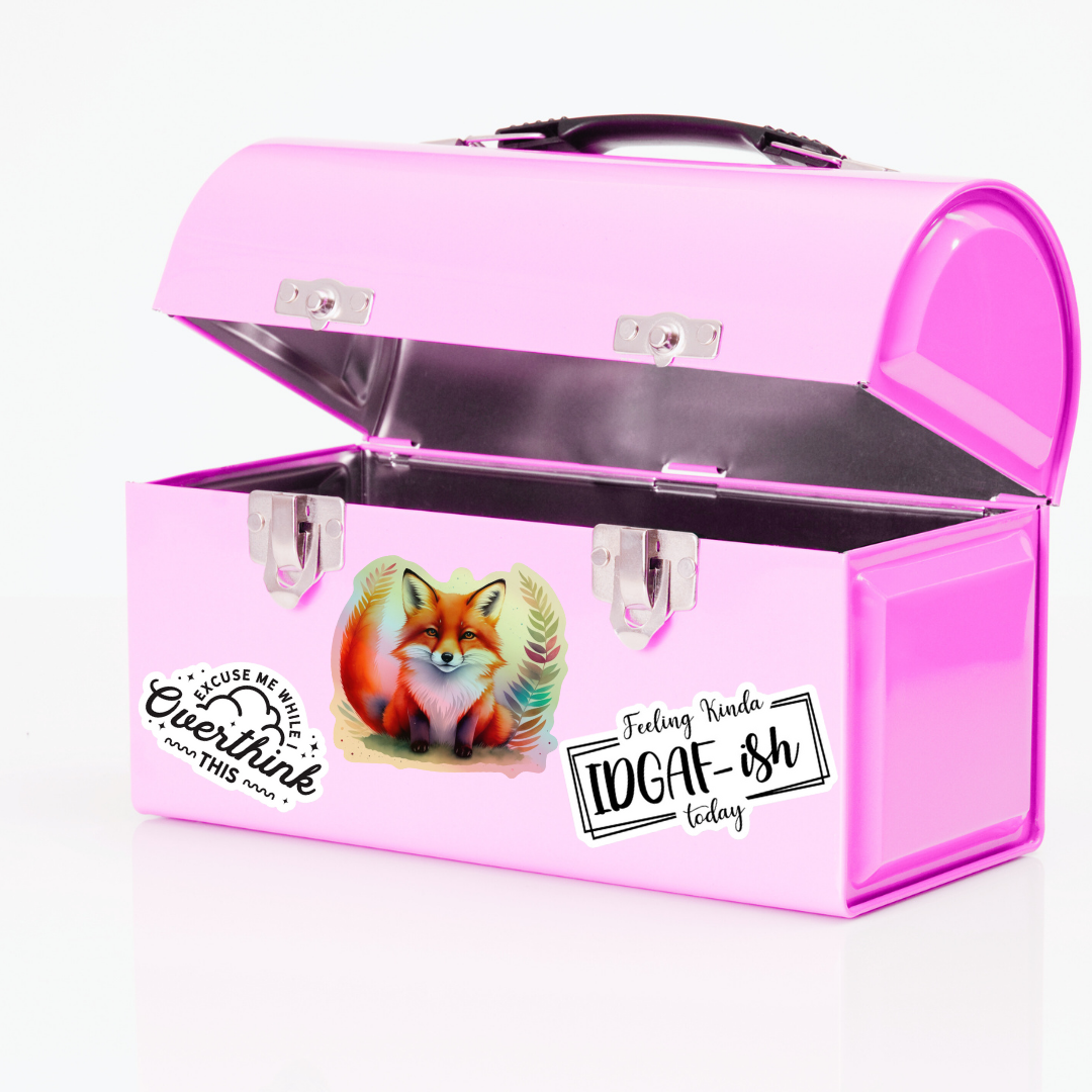 Fox Holographic Vinyl Sticker