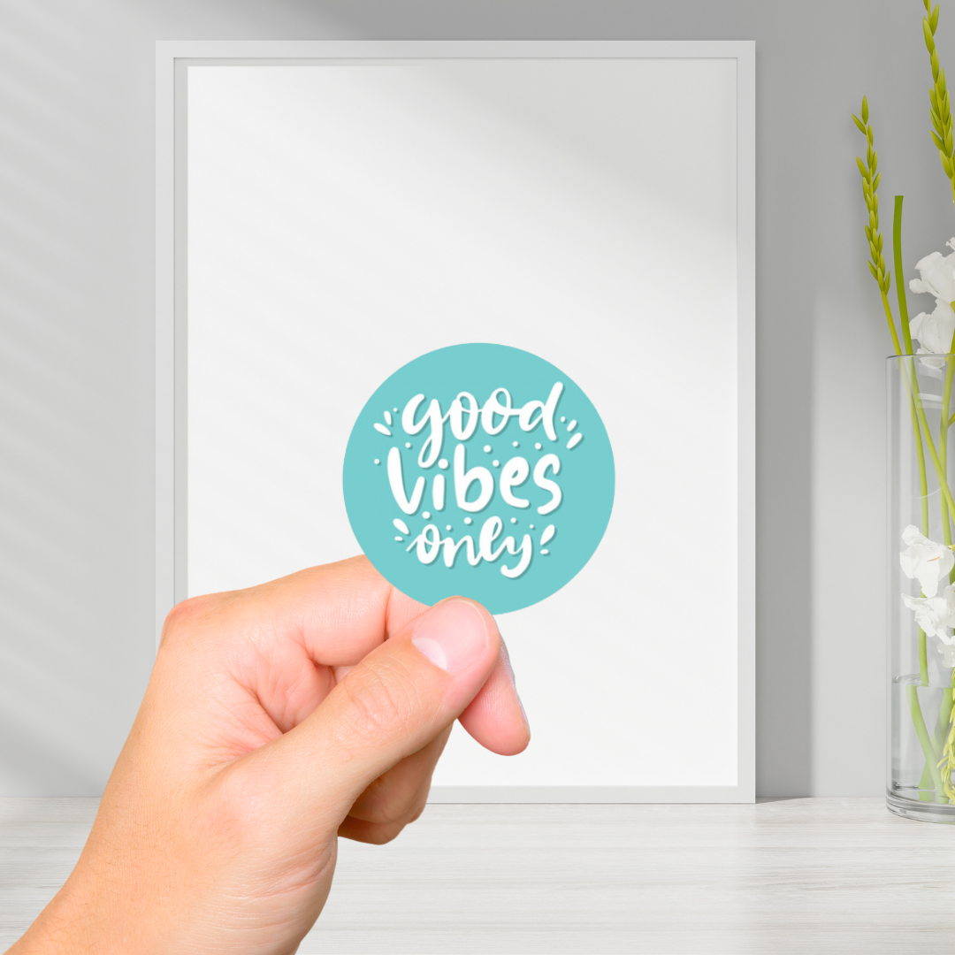Good Vibes Only Vinyl Sticker