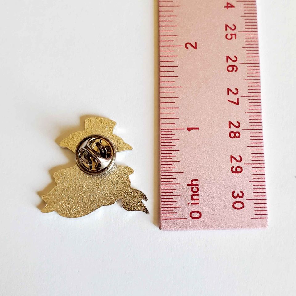 Plague Dr. Wash Your Damn Hands Enamel Pin