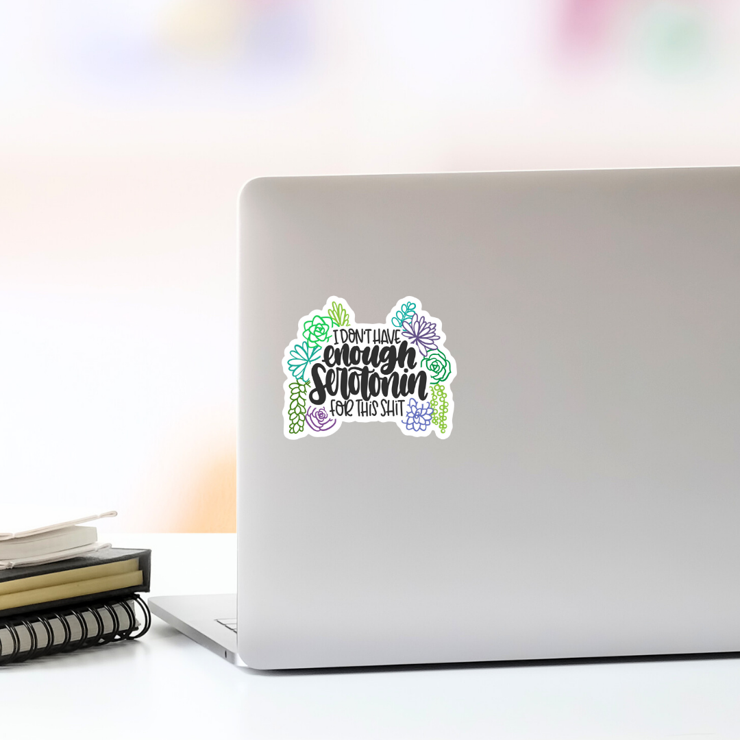 Serotonin Vinyl Sticker 3inch