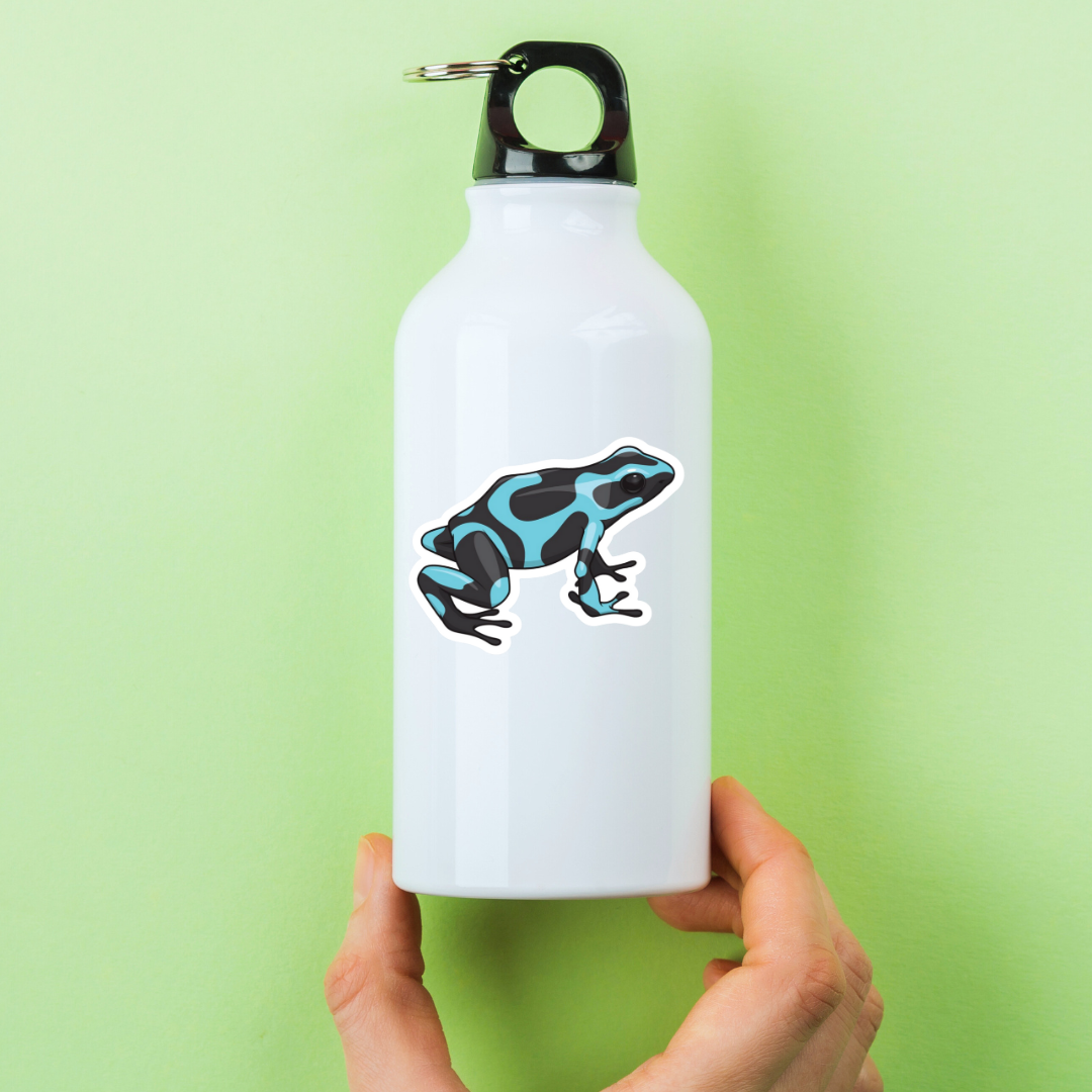 Blue Poison-dart Frog Vinyl Sticker