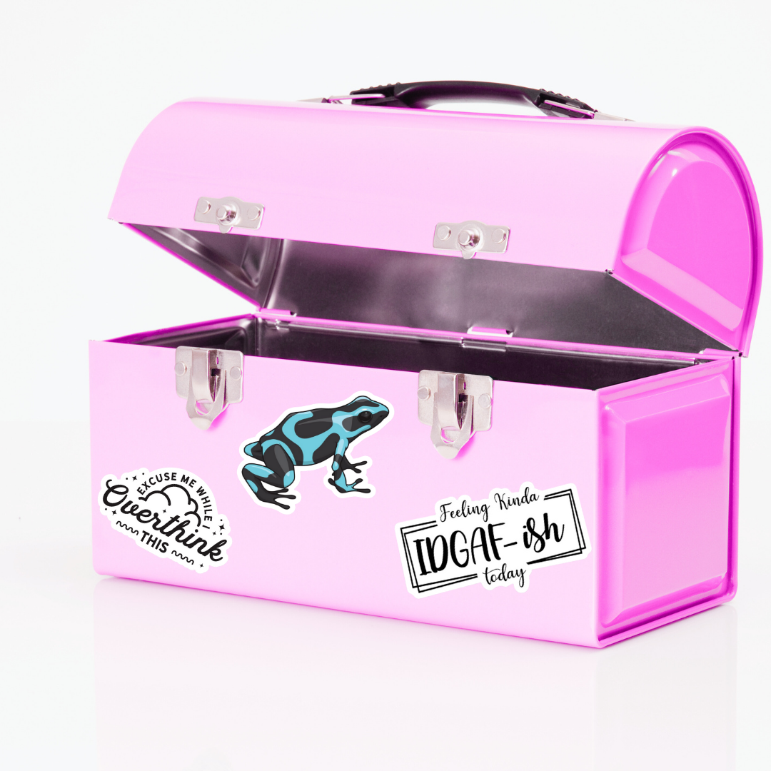 Blue Poison-dart Frog Vinyl Sticker