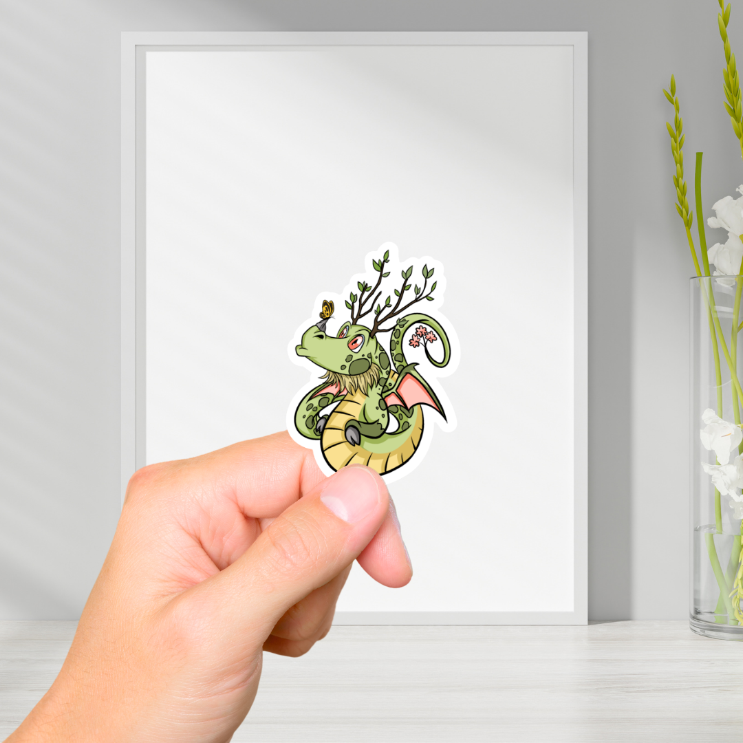 Earth Dragon Vinyl Sticker