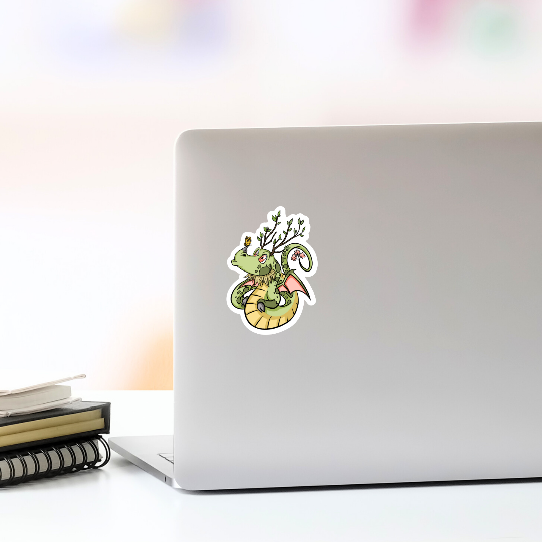 Earth Dragon Vinyl Sticker