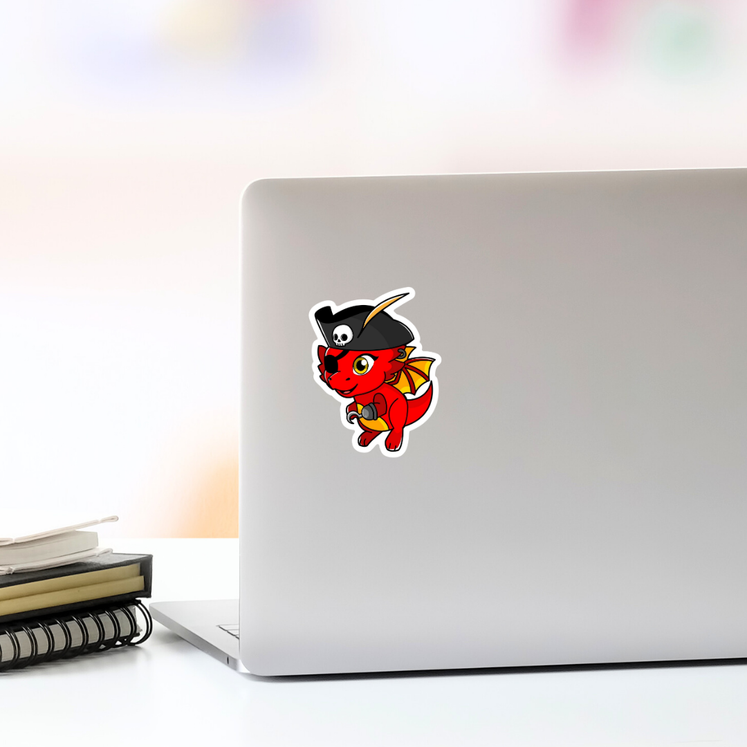 Dragon Pirate Vinyl Sticker