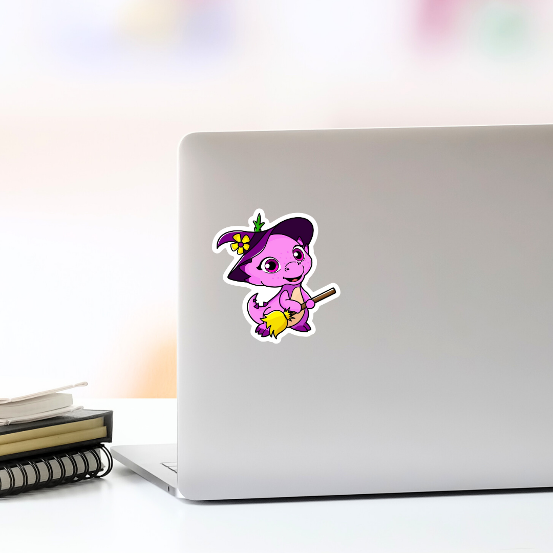 Dragon Witch Vinyl Sticker