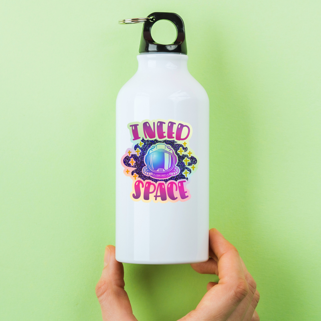 I Need Space Holographic Sticker