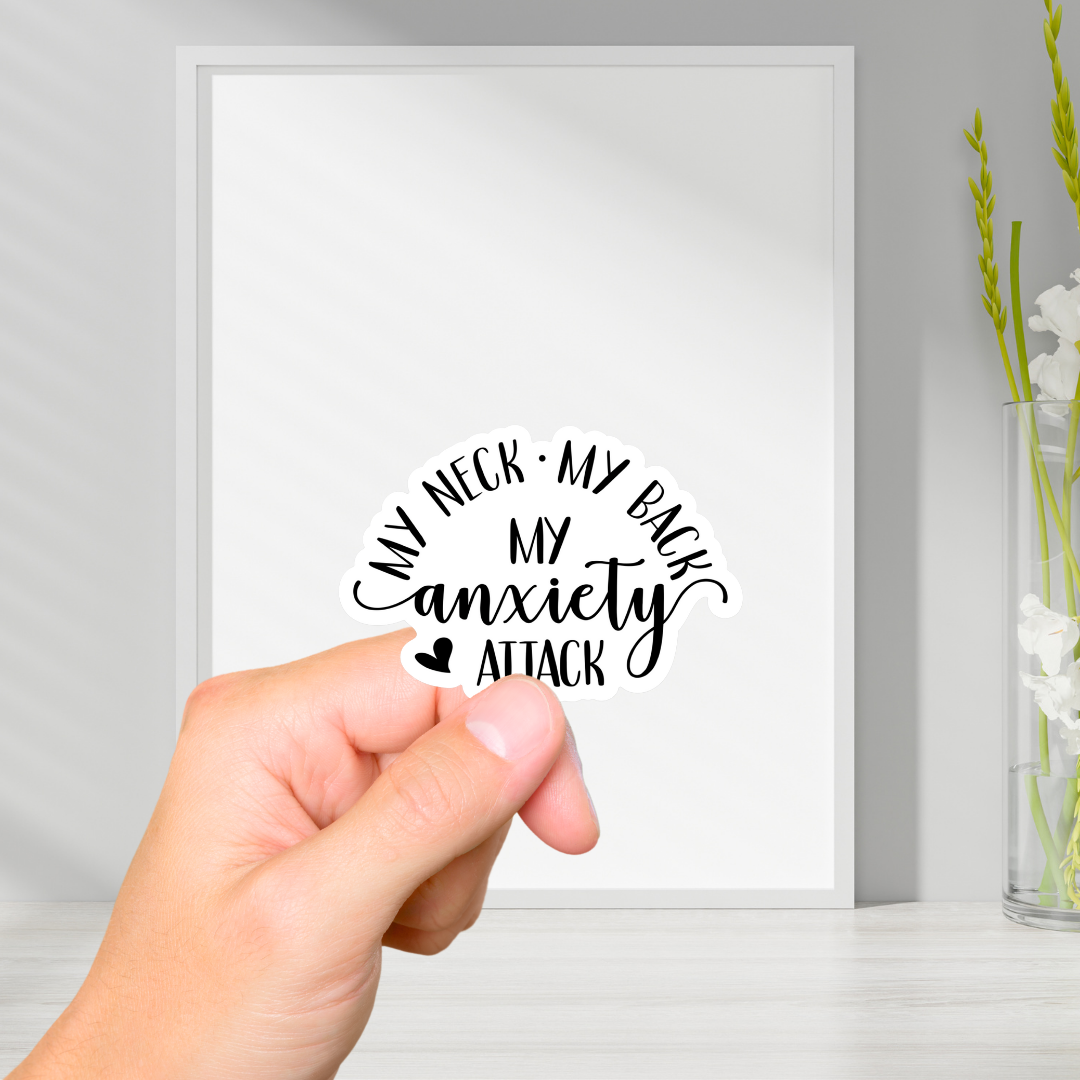 My Anxiety Vinyl Sticker