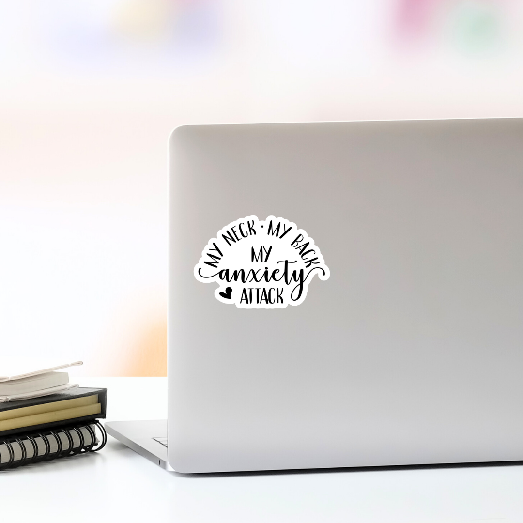 My Anxiety Vinyl Sticker