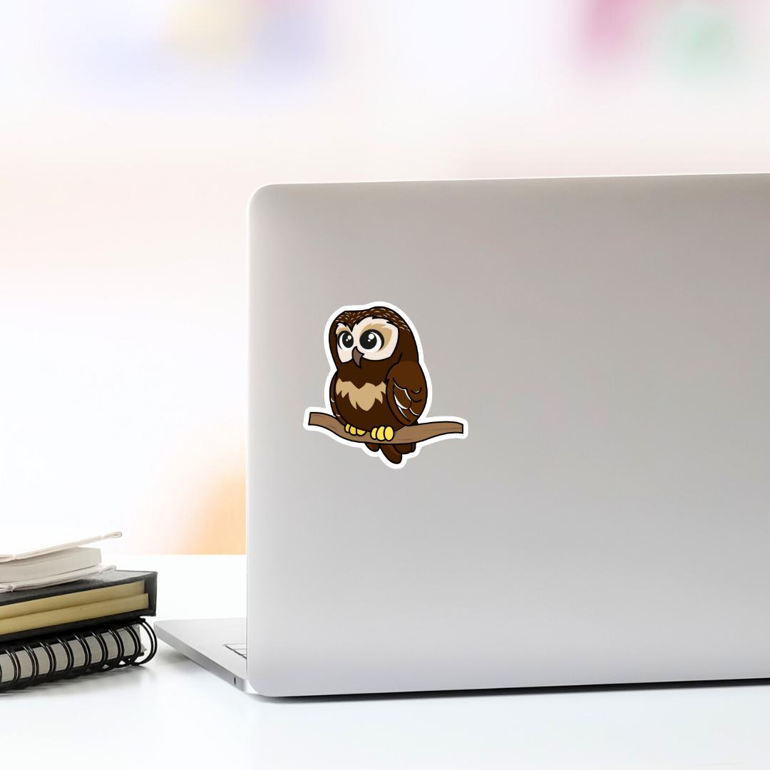 Owl Vinyl Sticker