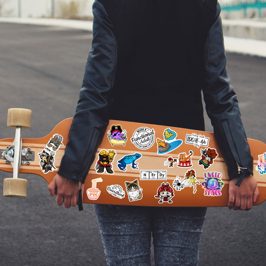 Periodic Nerd Vinyl Sticker