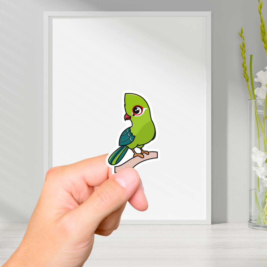 Turaco bird Vinyl Sticker