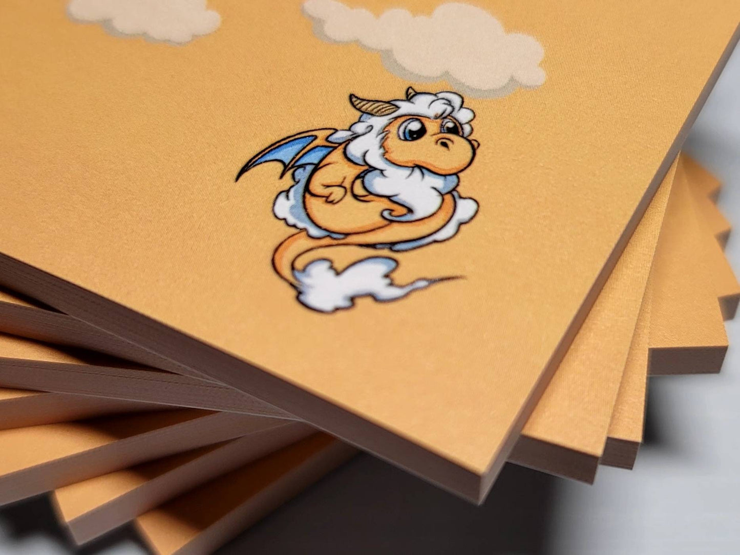Cloud Dragon Post-It Notepad
