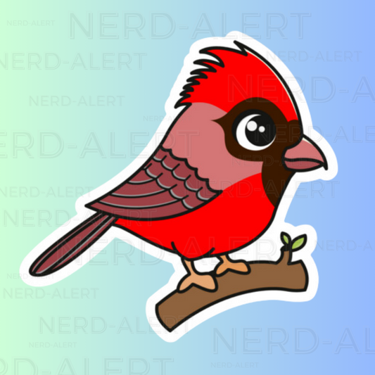 Cardinal Vinyl Sticker