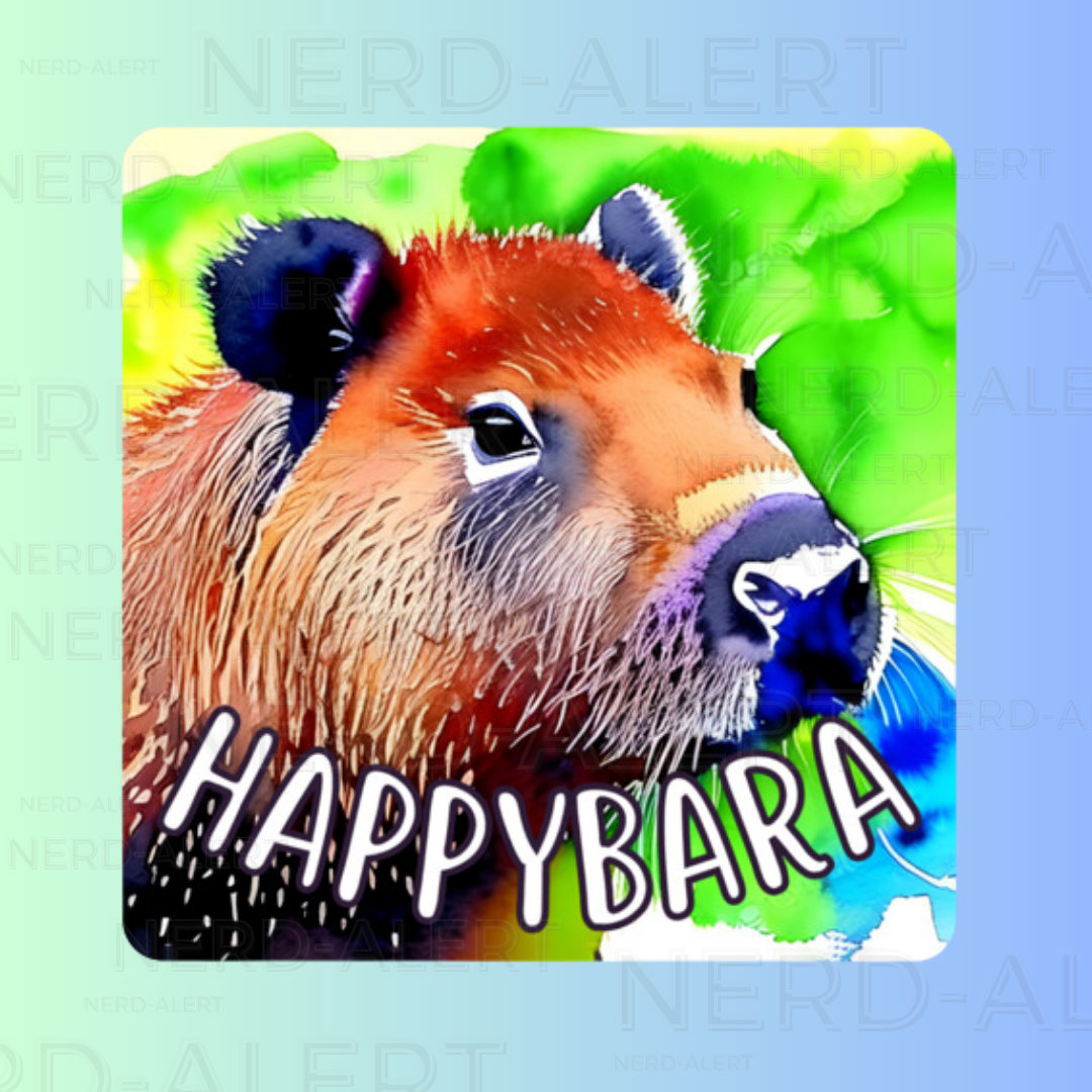 Happybara Vinyl Sticker