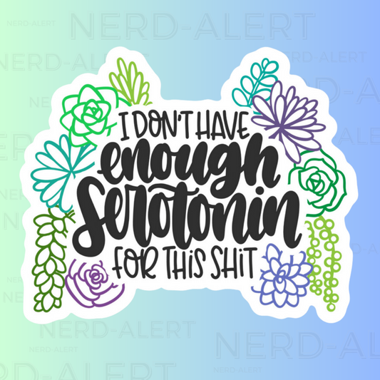 Serotonin Vinyl Sticker 3inch