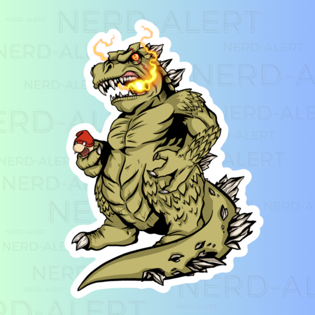 Apocalyptic Dragon Beast Vinyl Sticker