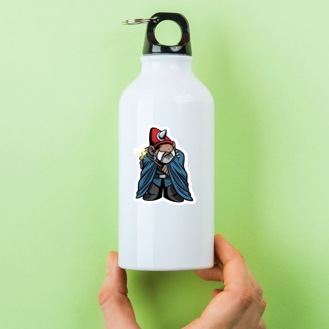 Apocalyptic Mage Gnome Vinyl Sticker