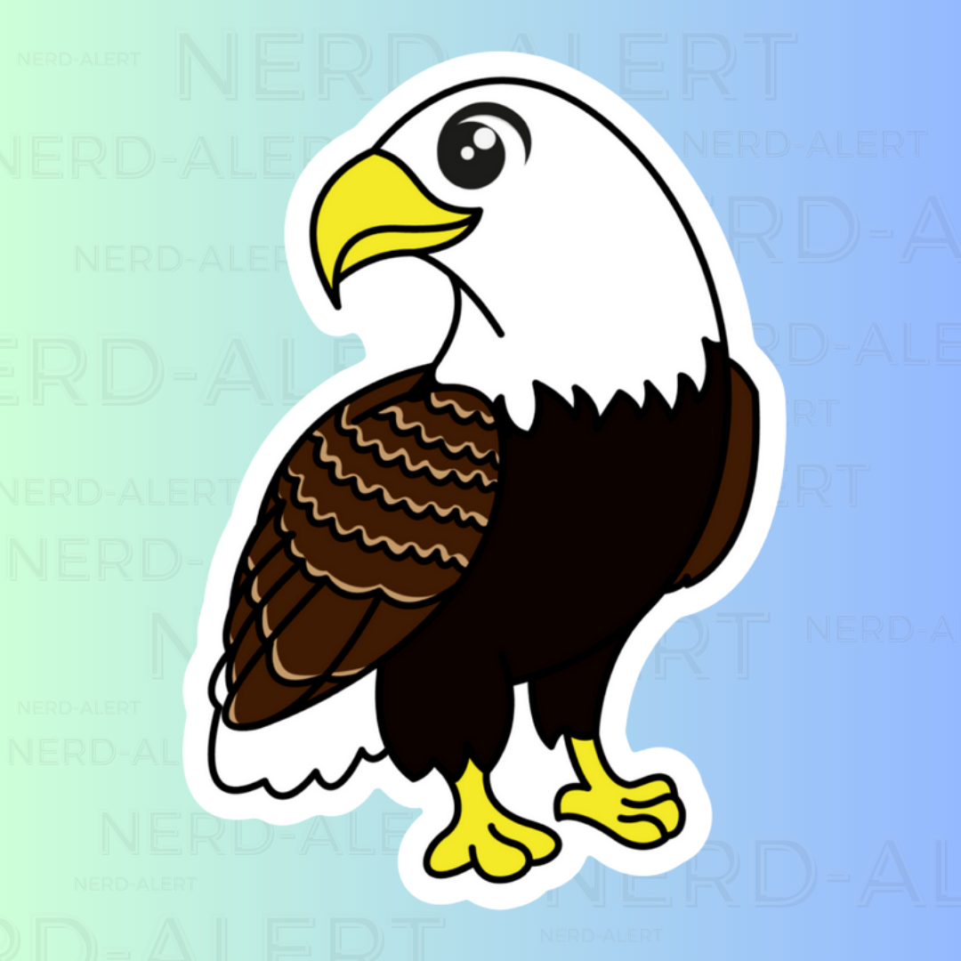 Bald Eagle Vinyl Sticker