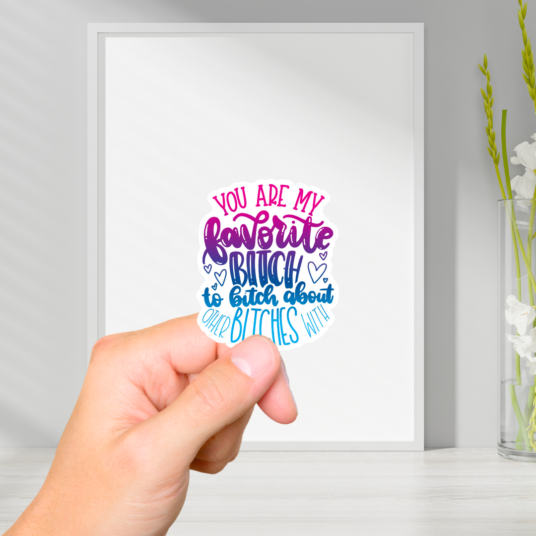 Best Friend Vinyl Sticker