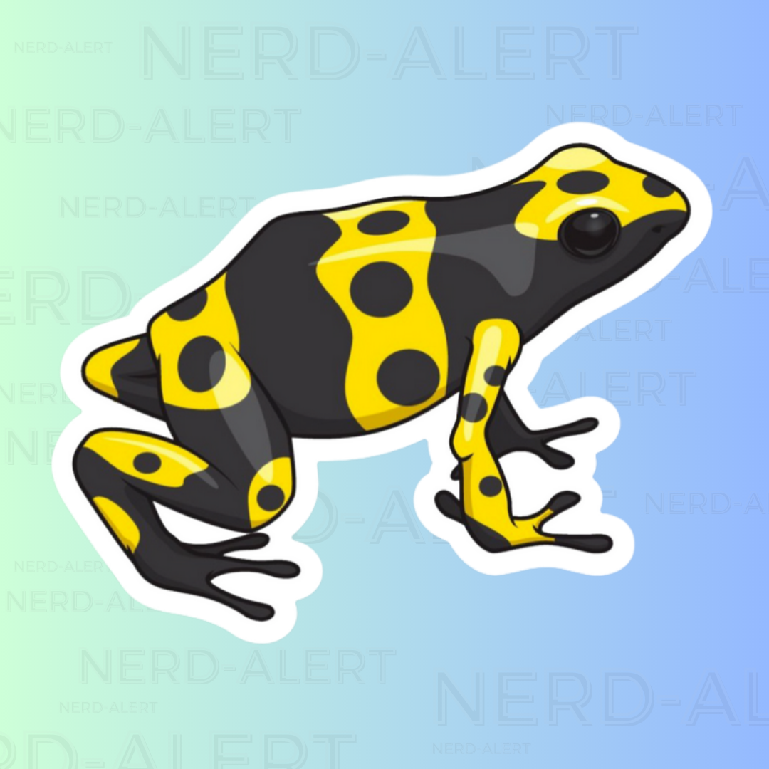 Bumble bee Poison Frog Vinyl Sticker