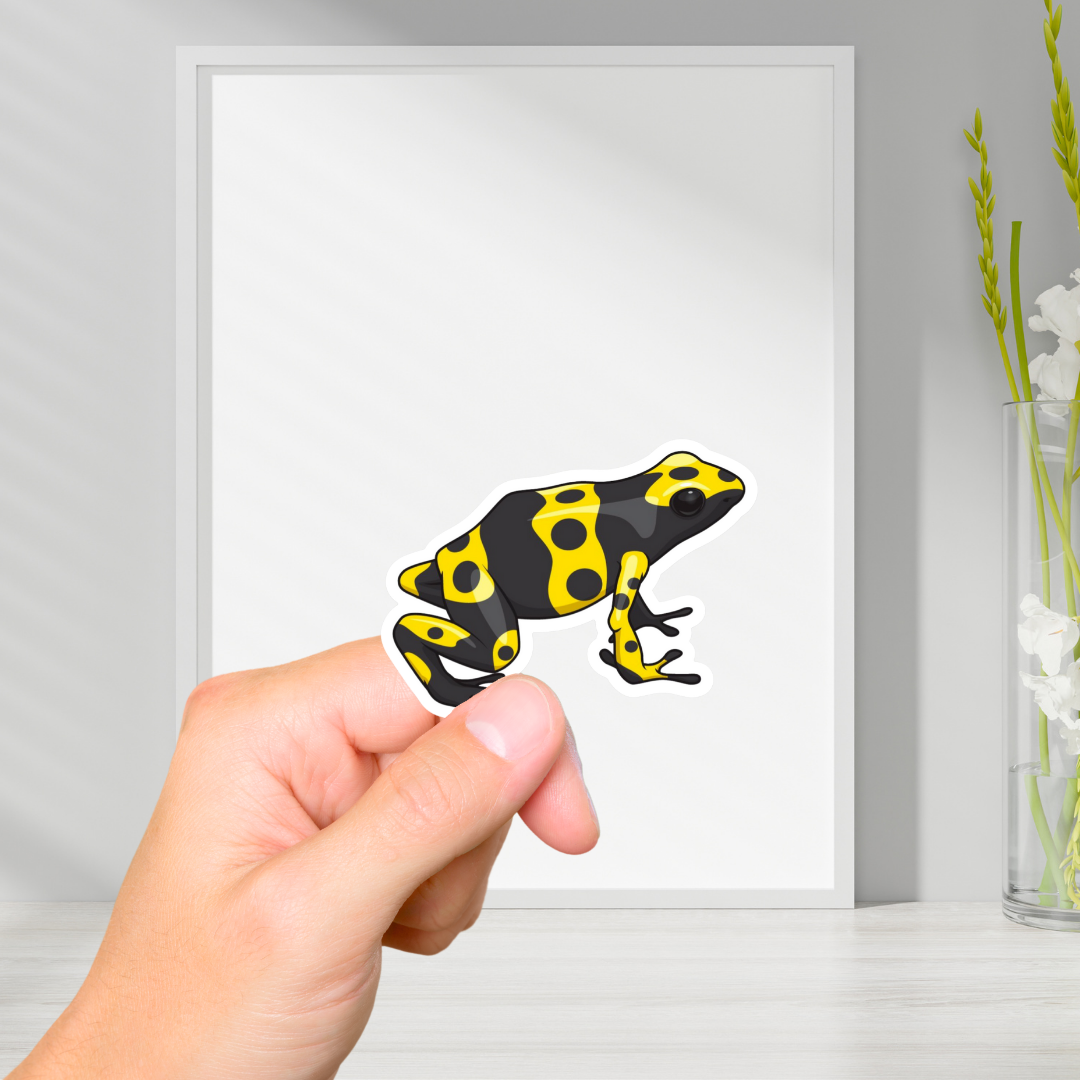 Bumble bee Poison Frog Vinyl Sticker