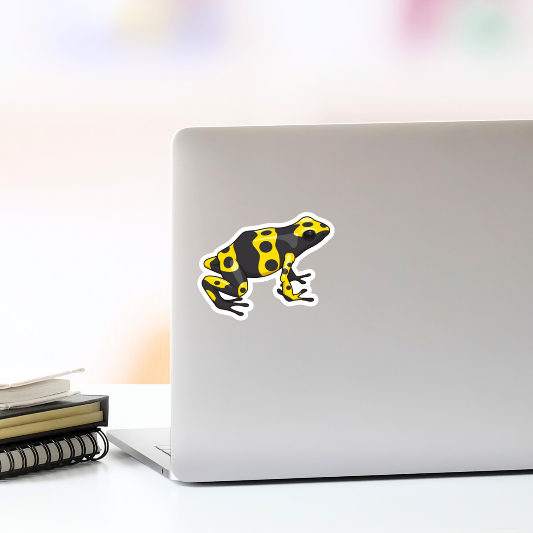 Bumble bee Poison Frog Vinyl Sticker