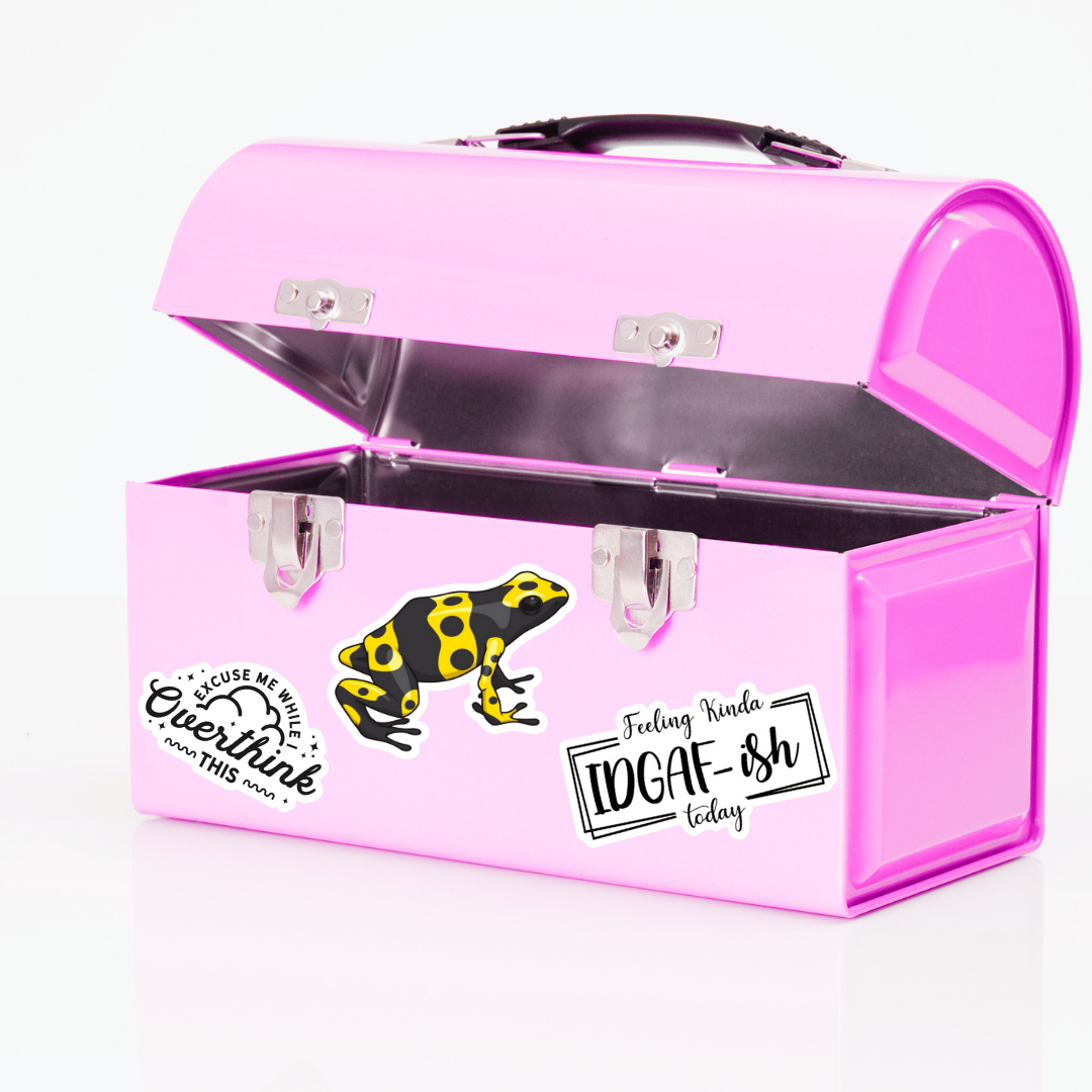 Bumble bee Poison Frog Vinyl Sticker