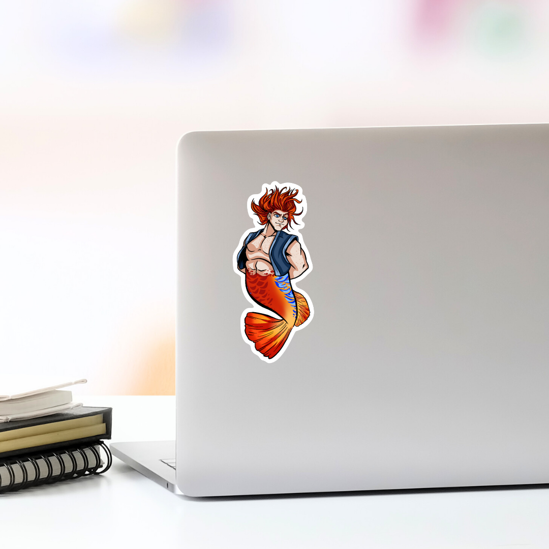 Merman Vinyl Sticker