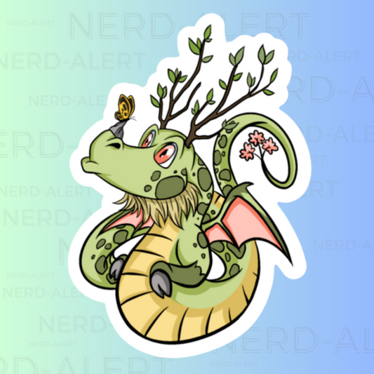 Earth Dragon Vinyl Sticker