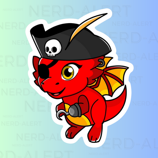 Dragon Pirate Vinyl Sticker