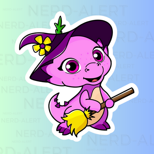 Dragon Witch Vinyl Sticker