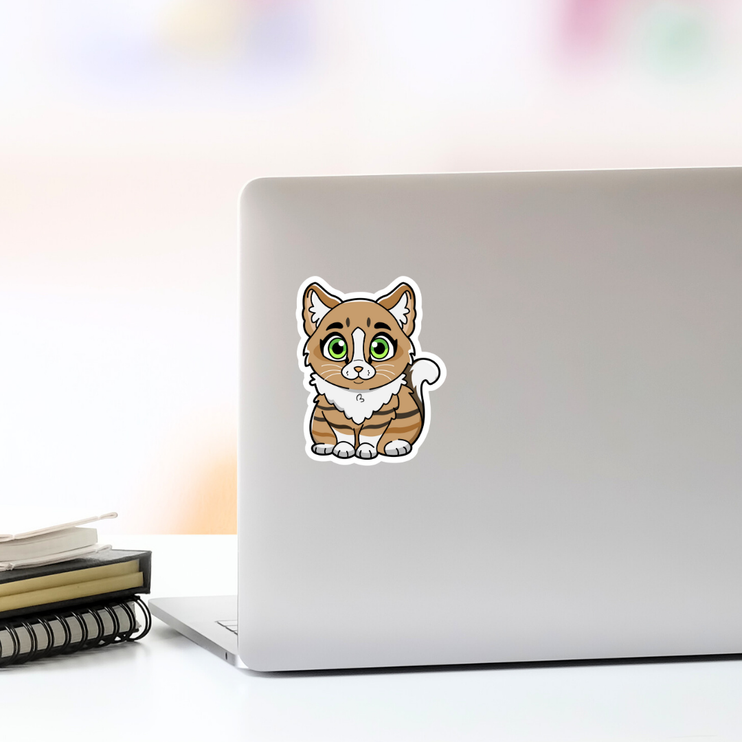 Norwegian Forest Cat Vinyl Sticker