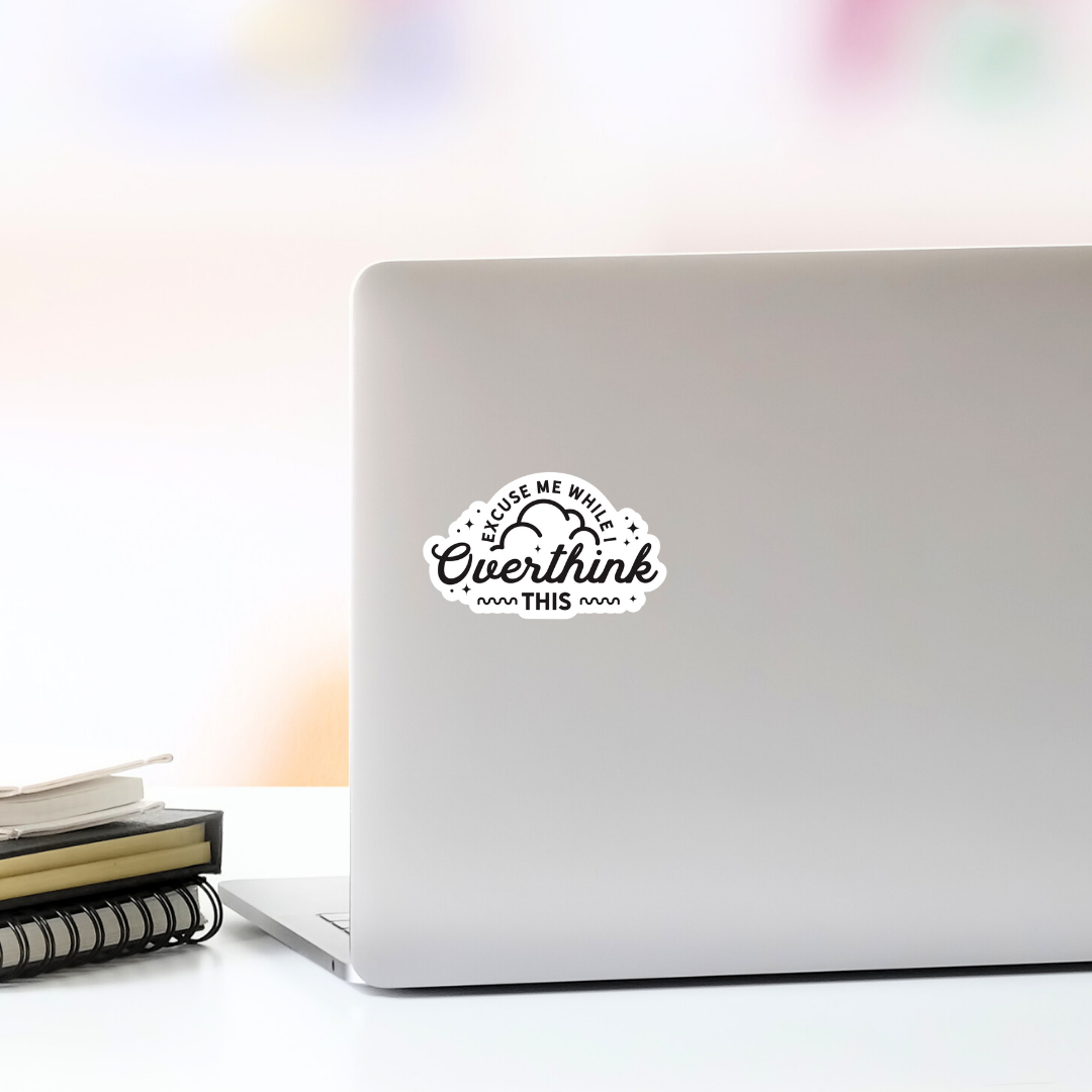 Overthinker Vinyl Sticker