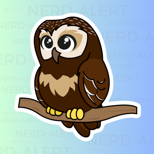 Owl Vinyl Sticker