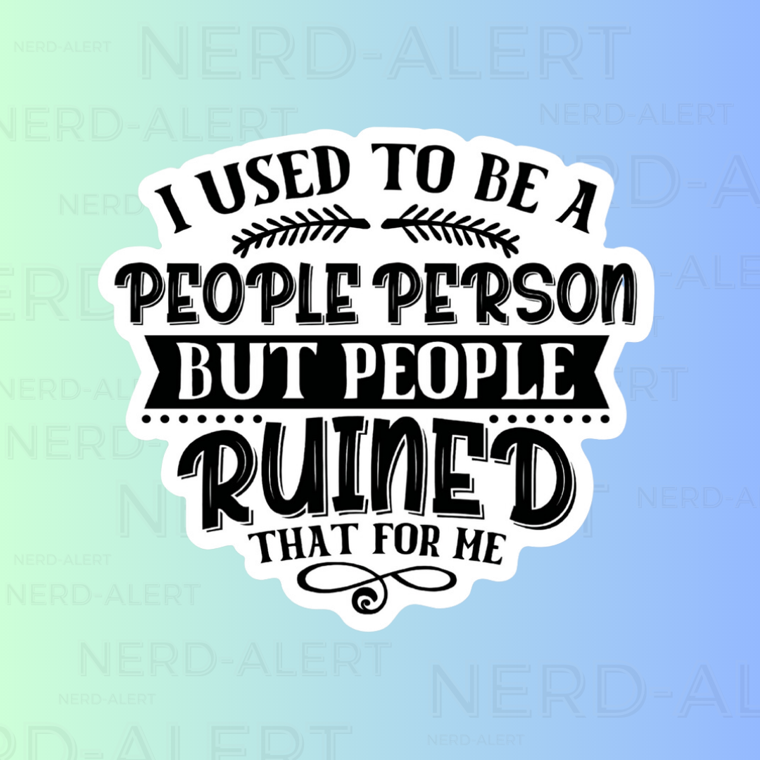 People Person Vinyl Sticker 3inch