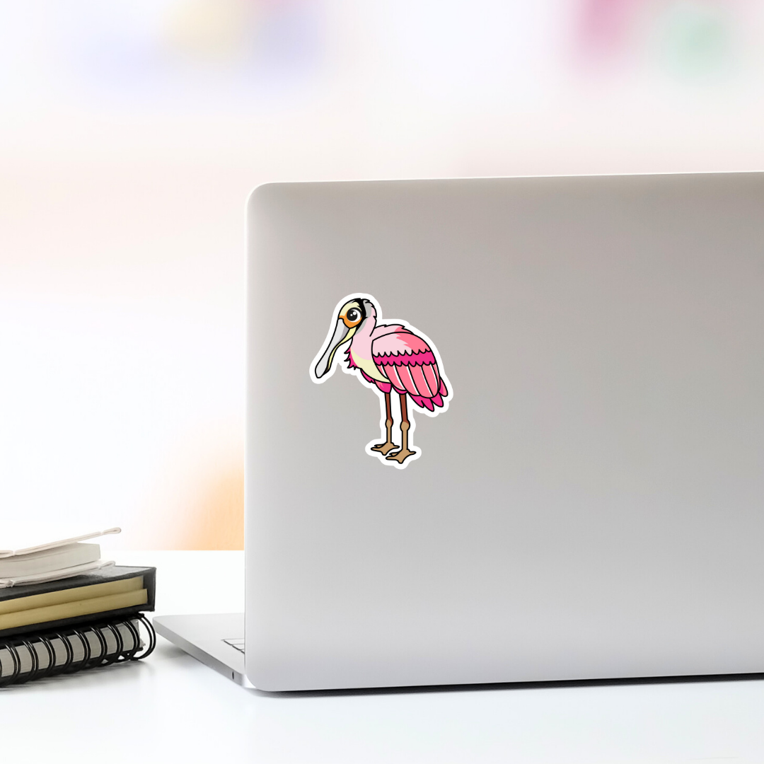 Roseate Spoonbill Vinyl Sticker