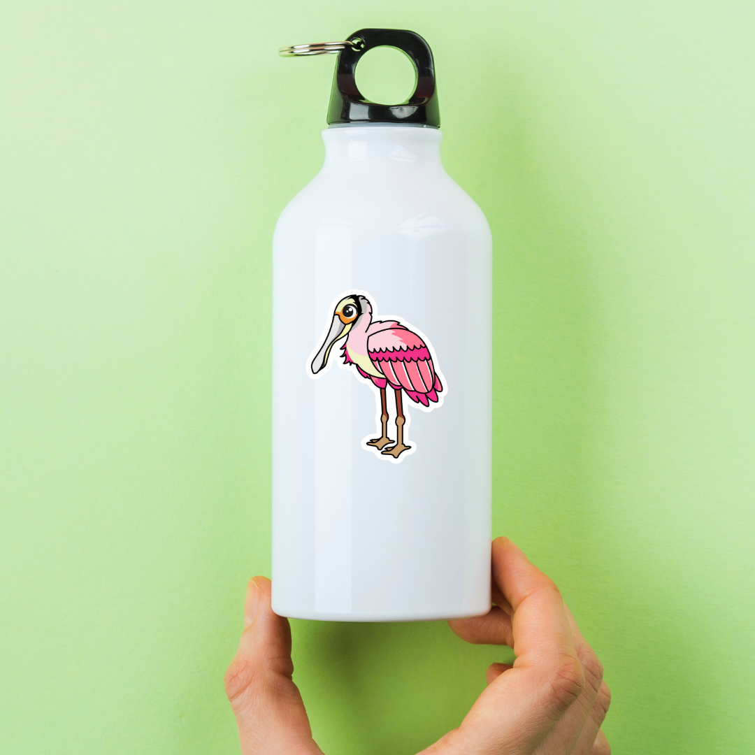 Roseate Spoonbill Vinyl Sticker