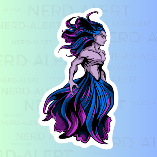 Shadow Merman Vinyl Sticker