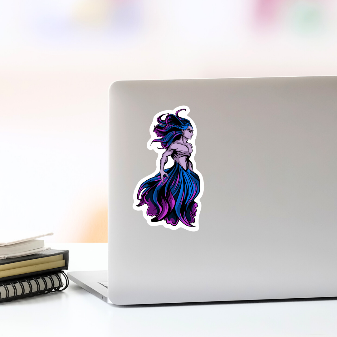 Shadow Merman Vinyl Sticker