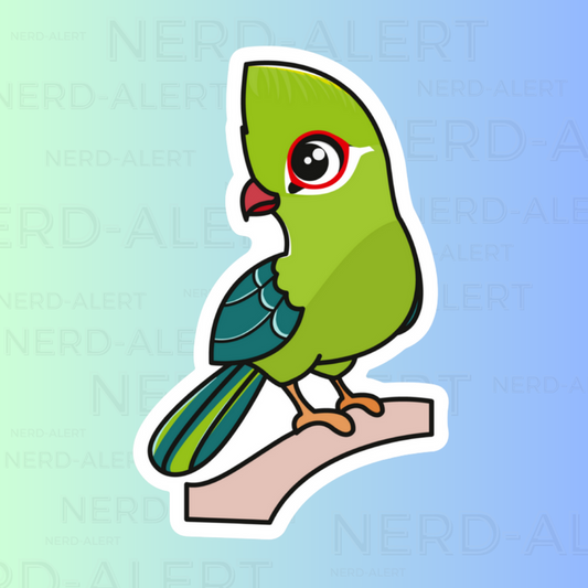 Turaco bird Vinyl Sticker