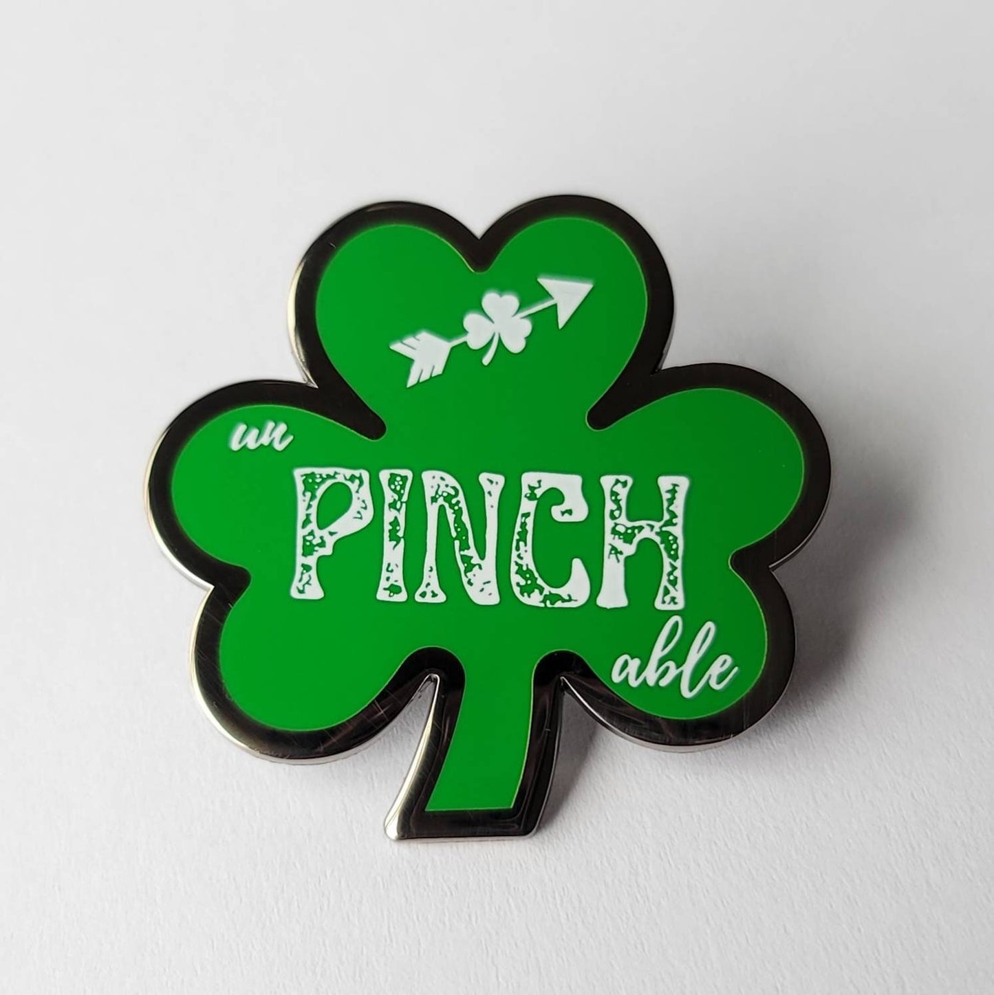 St. Patrick's Day Un-Pinch-able Clover Enamel Pin