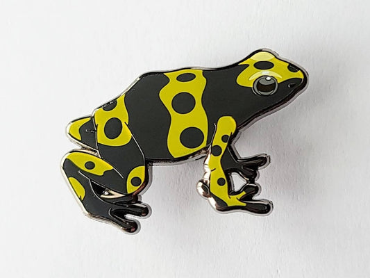 Bumblebee Poison-dart Frog Enamel Pin 1.25inch