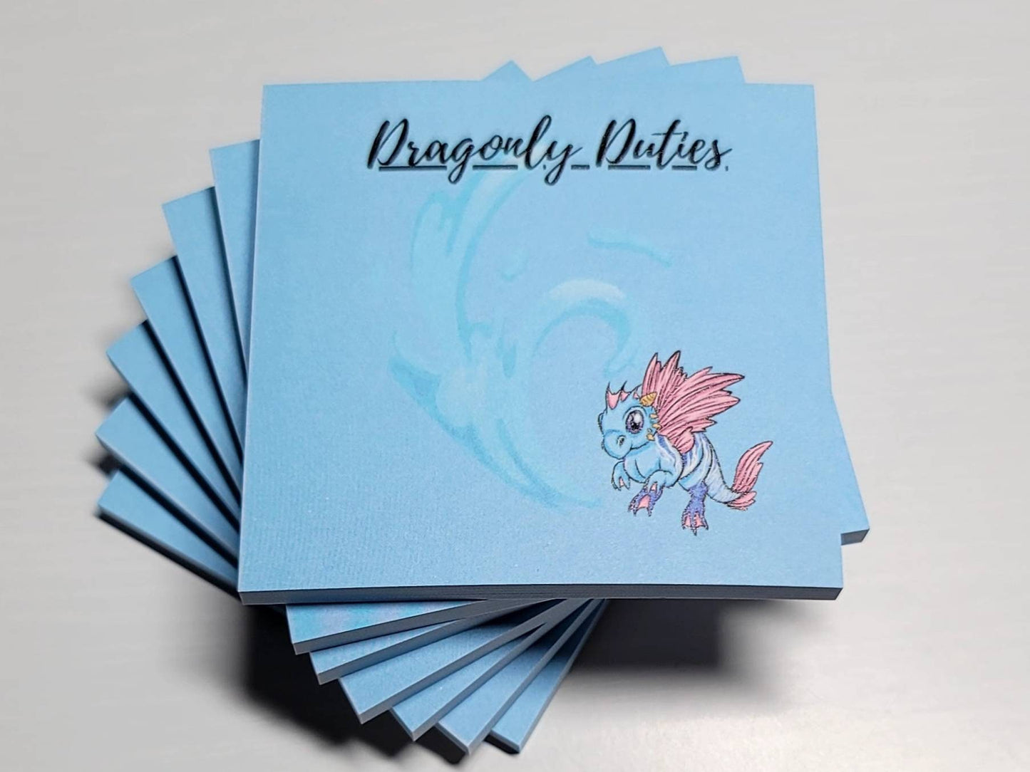 Water Dragon Post-It Notepad