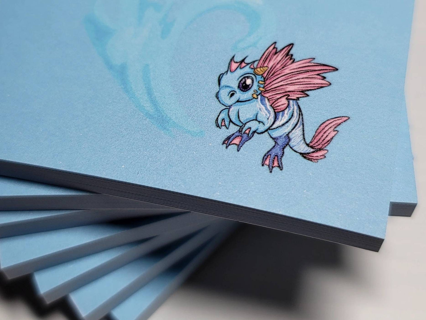 Water Dragon Post-It Notepad