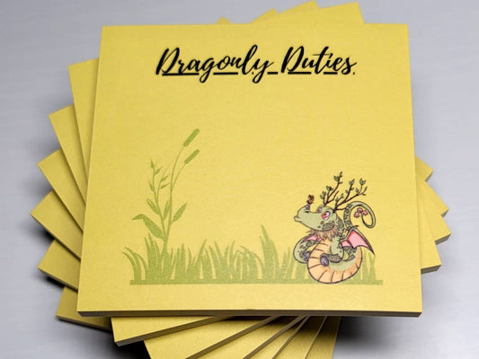 Earth Dragon Post-It Notepad